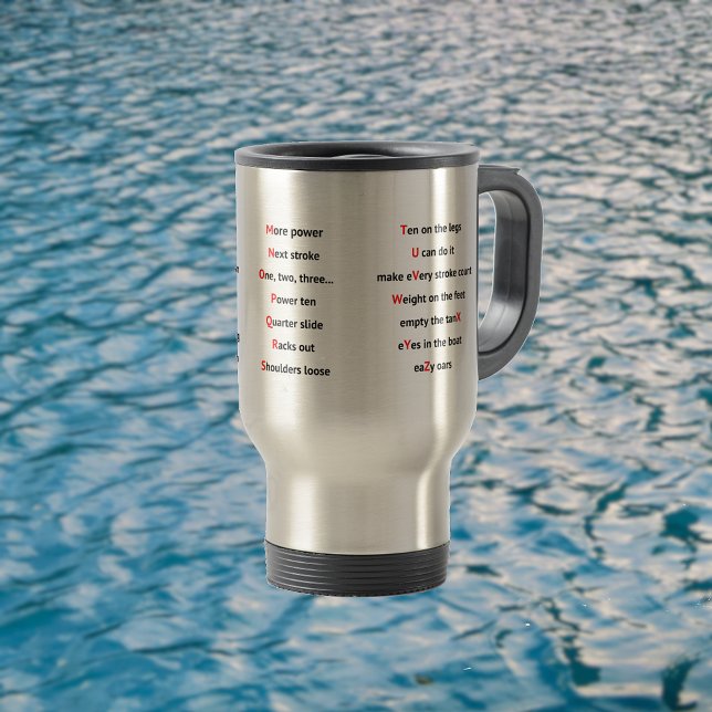 Mug De Voyage Rowers Alphabet fun A to Z (Créateur téléchargé)