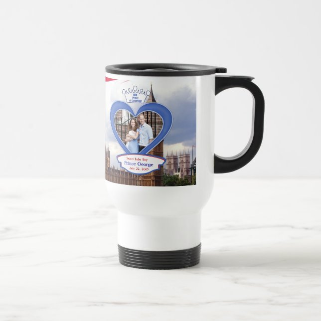 Mug De Voyage Royal British Baby Prince George (Droite)