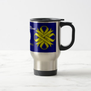Mug De Voyage Ruban de Clover jaune Tmpl par Kenneth Yoncich