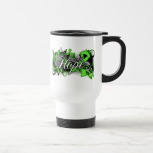 Mug De Voyage Ruban de jardin d'espoir de dystrophie musculaire