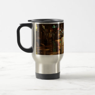 Mug De Voyage Rue de la ville la nuit