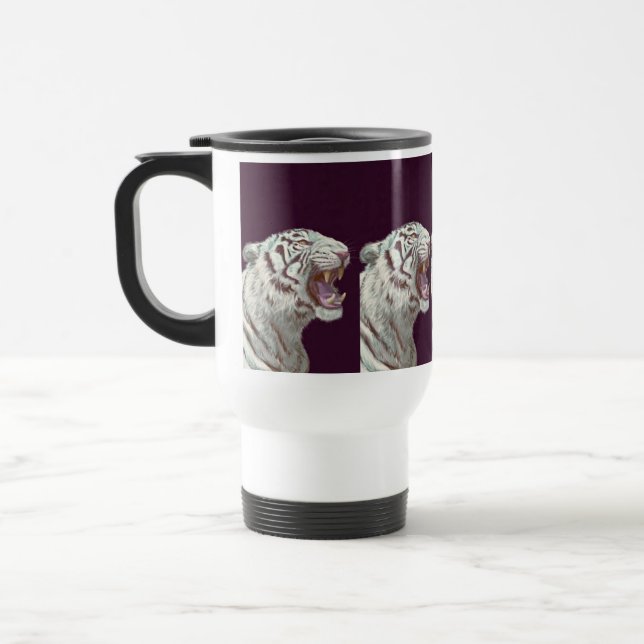 Mug De Voyage Rugissement du Tigre Blanc (Gauche)