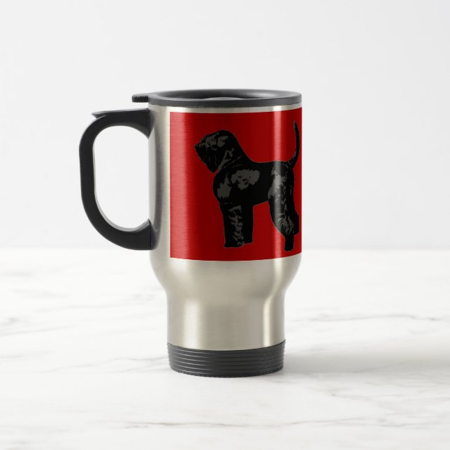Mug De Voyage Russe noir Terrier (Gauche)