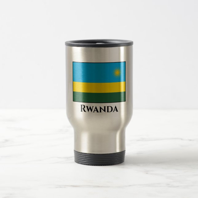 Mug De Voyage Rwanda Drapeau Voyage Musique (Centre)
