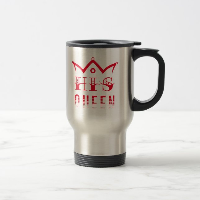 Mug De Voyage Sa Reine (Droit)