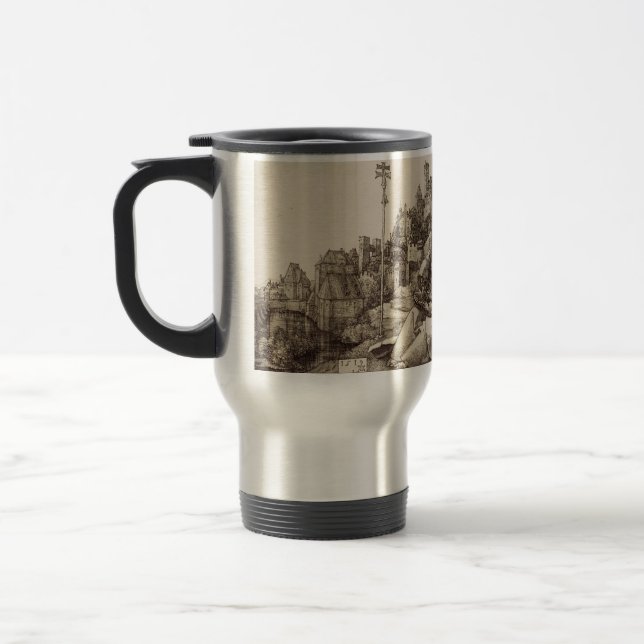 Mug De Voyage Saint Antoine lisant par Albrecht Dürer (Gauche)