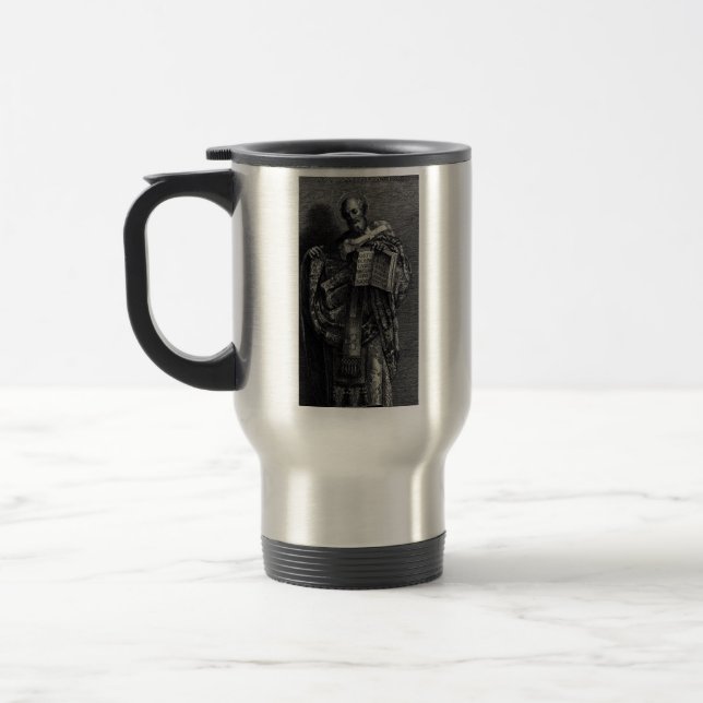 Mug De Voyage Saint Athanase d'Alexandrie Art Graphique (Gauche)