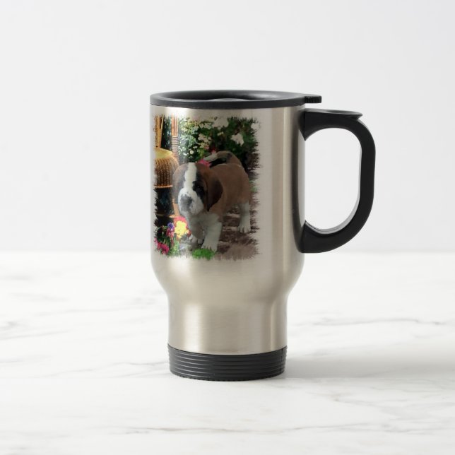 Mug De Voyage Saint Bernard Art Cadeaux (Droit)