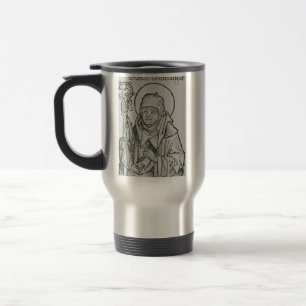Mug De Voyage Saint Columba d'Iona Graphisme d'Art Sacré Celtiqu