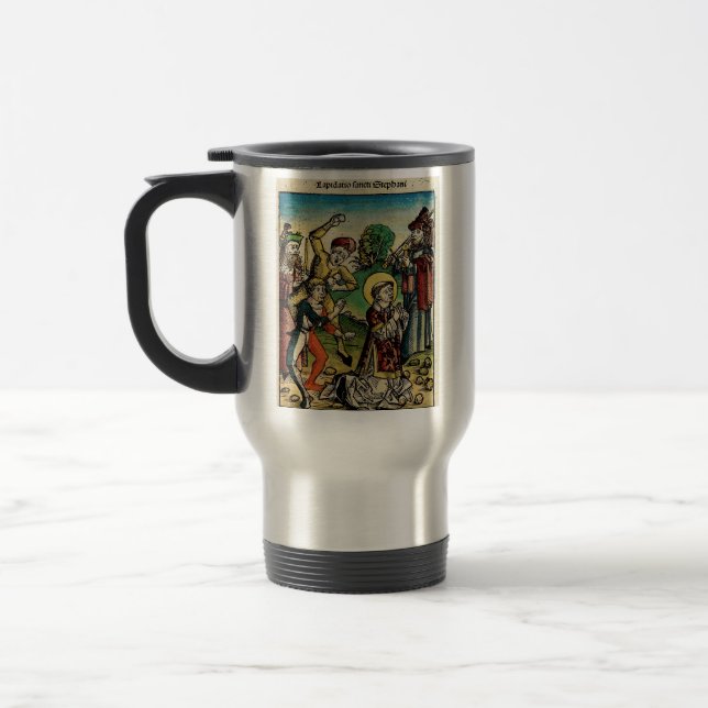 Mug De Voyage Saint Étienne le Protomartyr Iconographie d'art fi (Gauche)