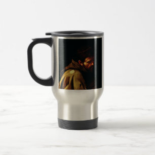 Mug De Voyage Saint François par Le Caravage Chef-d'œuvre baroqu