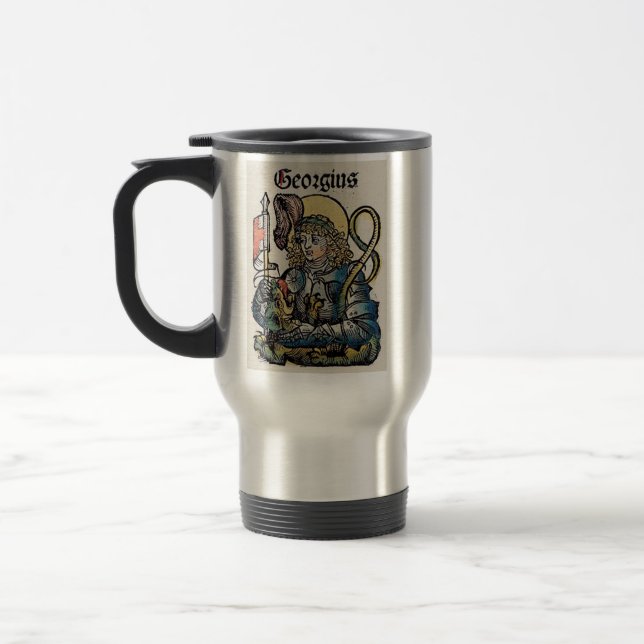 Mug De Voyage Saint Georges de la Chronique de Nuremberg (Gauche)