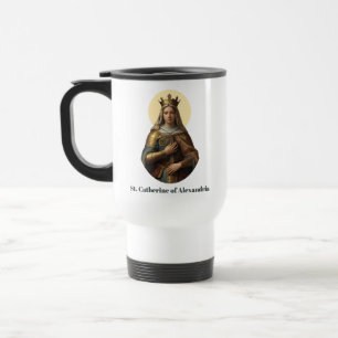 Mug De Voyage Sainte Catherine d'Alexandrie Sainte catholique Fo