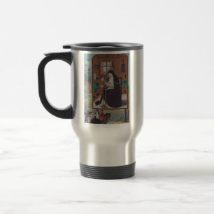 Mug De Voyage Sainte Gertrude de Helfta par Simon Bening