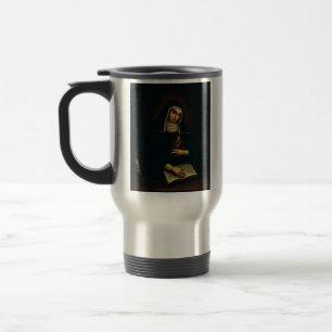 Mug De Voyage Sainte Gertrude la Grande bénédictine allemande