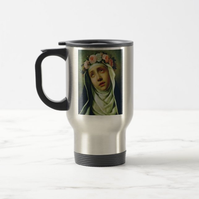 Mug De Voyage Sainte Rose de Lima L'Ange du Pérou Beaux-Arts (Gauche)