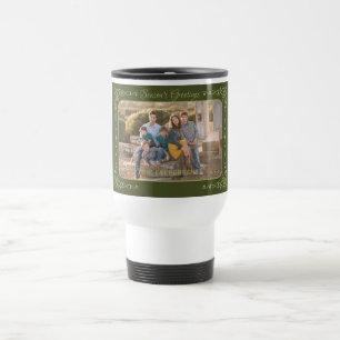Mug De Voyage Salutations de saison Photo personnalisée et nom t