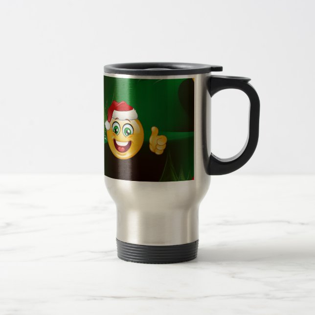 Mug De Voyage santa claus emojis (Droit)