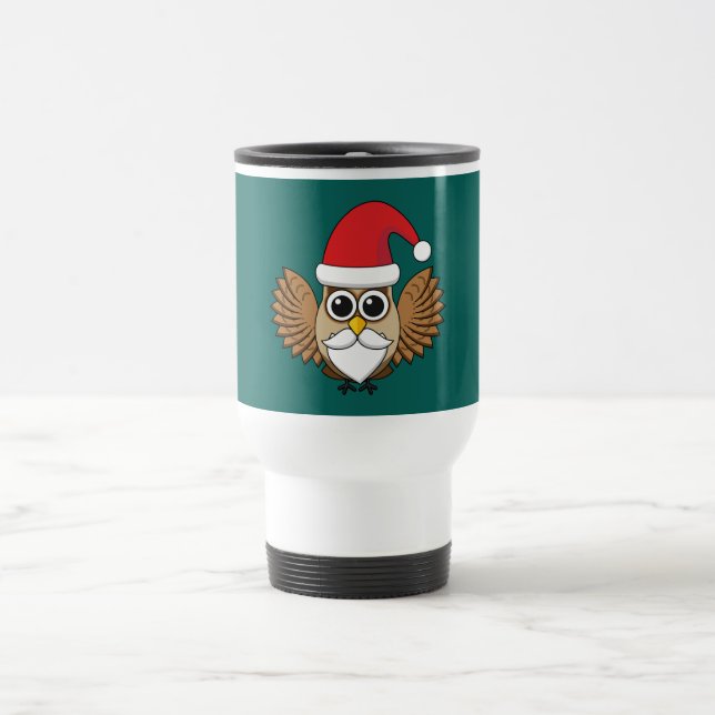 Mug De Voyage Santa Claus Owl (Centre)