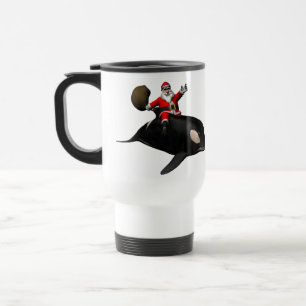 Mug De Voyage Santa Claus Sur Orca