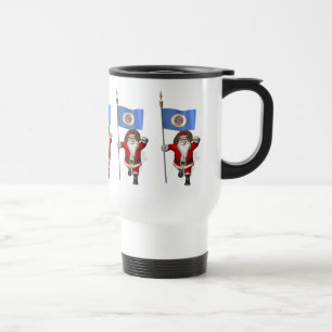 Mug De Voyage Santa Claus with Ensign of Minnesota