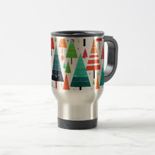 Mug De Voyage Sapins de Noël motif de vacances