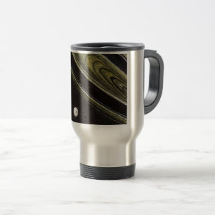 Mug De Voyage Saturn et Tethys voyagent en tasse, 15 oz.