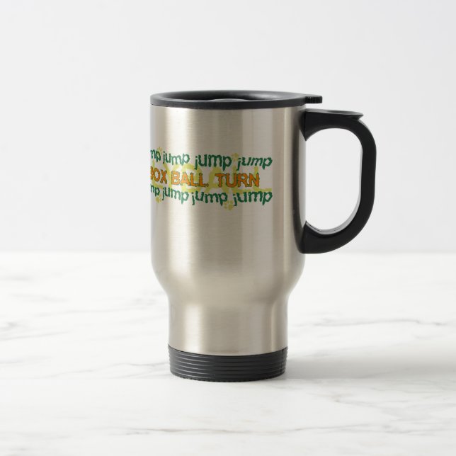 Mug De Voyage Sautez le saut Flyball (Droit)