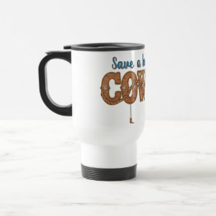 Mug De Voyage sauver un cheval monter un cowboy