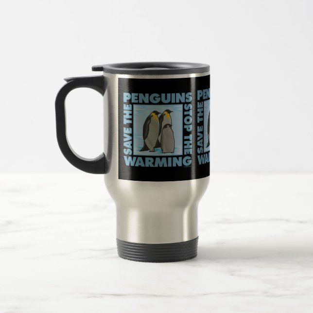 Mug De Voyage Sauvez les pingouins (Gauche)