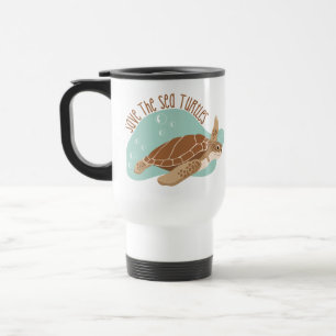 Mug De Voyage Sauvez les tortues marines