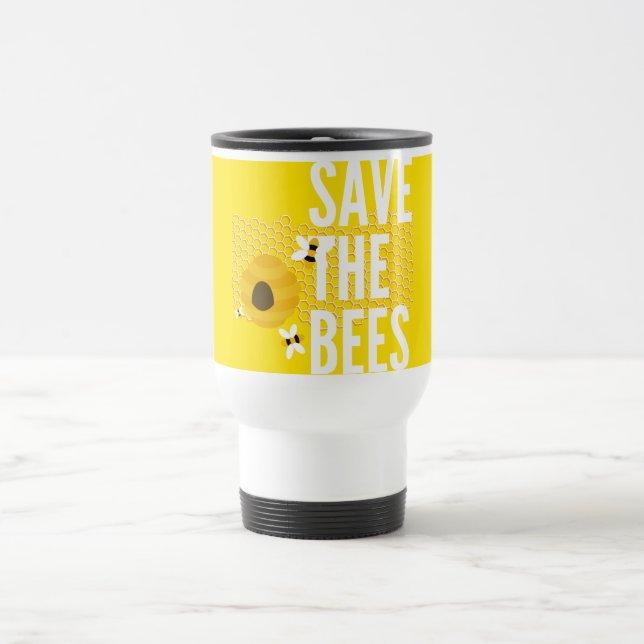 Mug De Voyage SAve Les abeilles HONEYCOMB HONEYCOMB HONey POT (Centre)