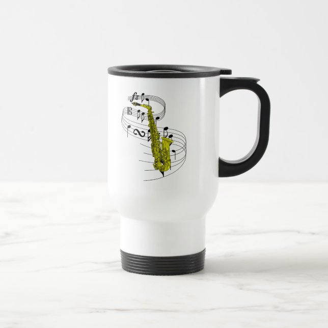 Mug De Voyage Saxophone (Droite)