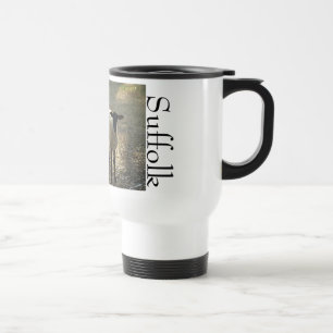 Mug De Voyage Scène pastorale de soleil d'après-midi de mouton