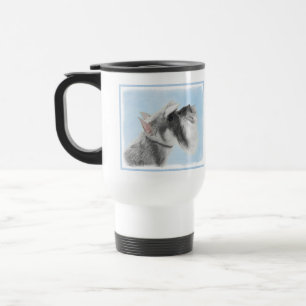 Mug De Voyage Schnauzer (Giant, Standard) Peinture - Chien Art
