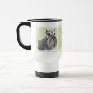 Mug De Voyage Schnauzer (Giant, Standard) Peinture - Chien Art