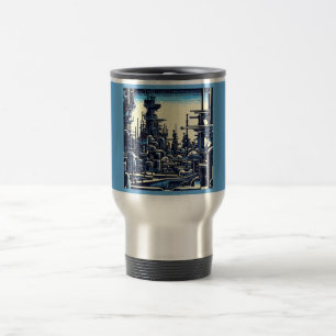 Mug De Voyage Sciage urbain futuriste SF 4