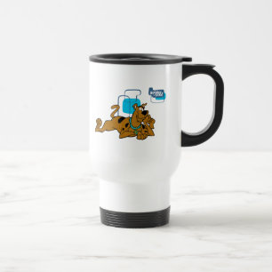 Mug De Voyage Scooby-Doo Carré Rétro Couché