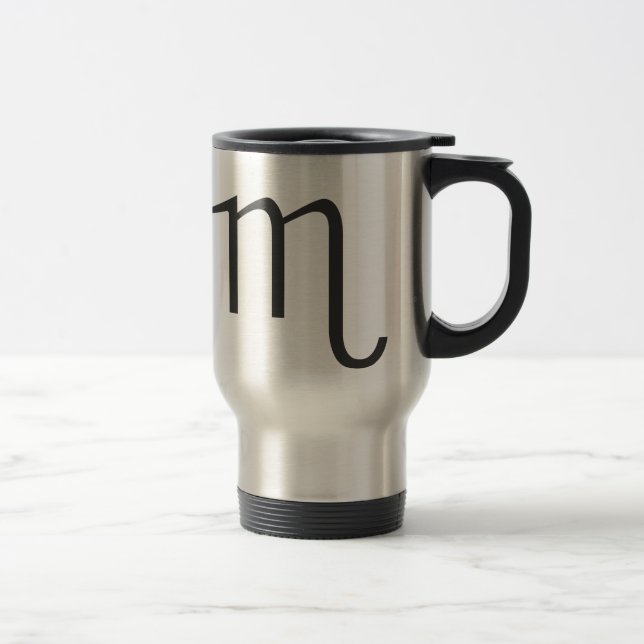 MUG DE VOYAGE SCORPIO, SIGNE ZODIATIQUE (Droit)