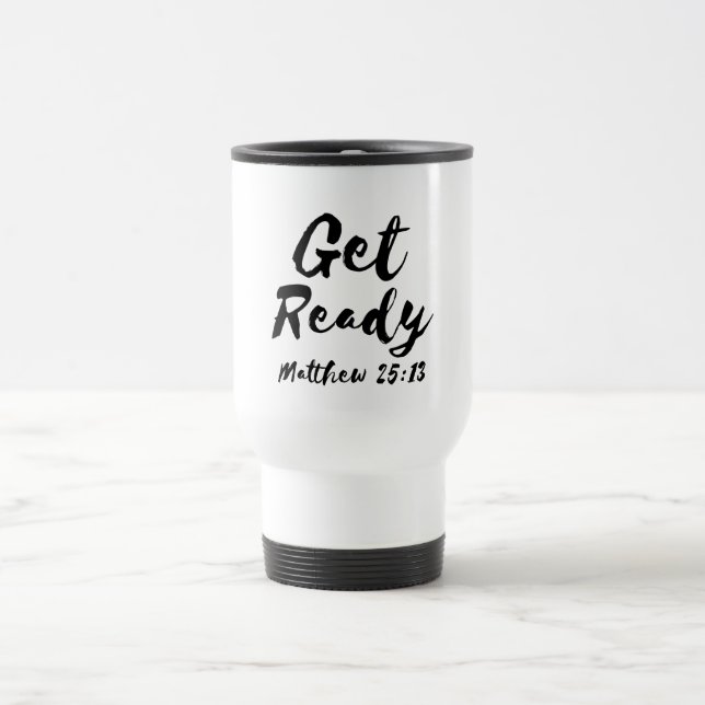 Mug De Voyage Se préparer Voyage/Mug de navette (Centre)