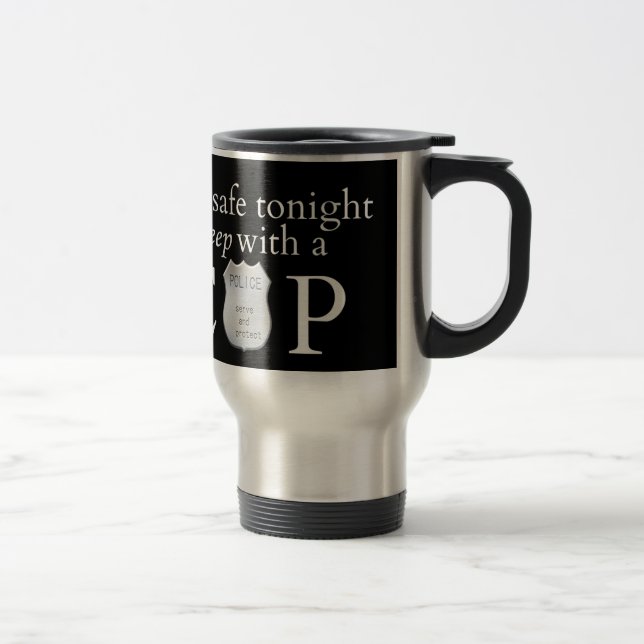 Mug De Voyage Se sentir en sécurité ce soir ! (Droit)