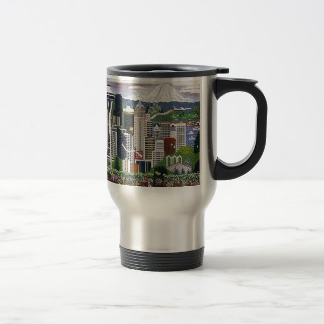 Mug De Voyage Seattle Washington (Droit)