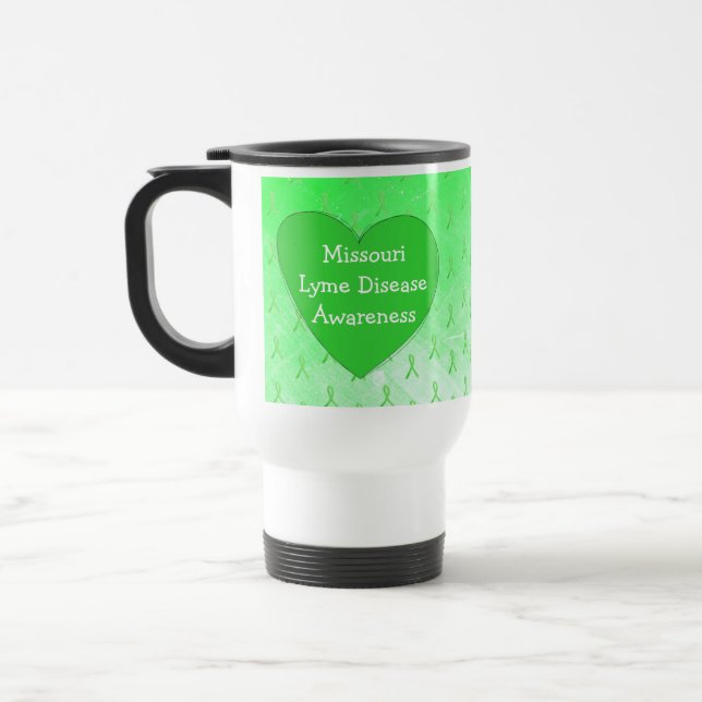 Mug De Voyage Sensibilisation à la maladie de Lyme en Coupe du C (Gauche)