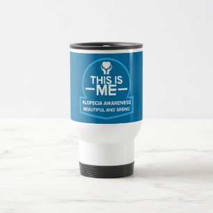 Mug De Voyage sensibilisation à l'alopécie Cadeaux de soutien