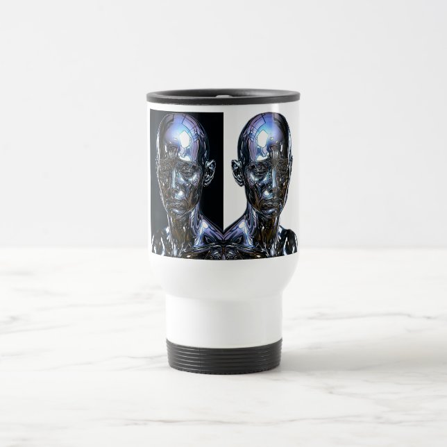 Mug De Voyage Sentinelle Chrome Jumeau (Centre)