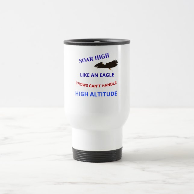 Mug De Voyage S'envoler haut comme un aigle  (Centre)