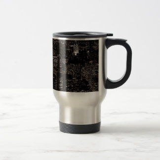 Mug De Voyage Sepia New York City Night Skyline