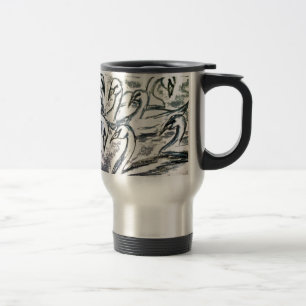 Mug De Voyage Sept cygnes une natation