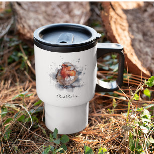 Mug De Voyage Serene Robin, personnalisée