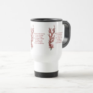 Mug De Voyage Sérénité Prière Flower Tree Inspiration